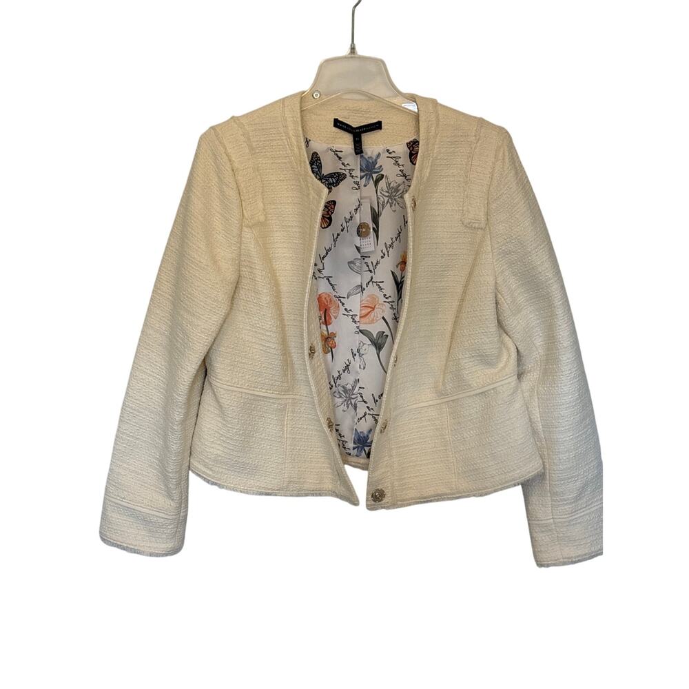 White House Black Market blazer  with silky interior